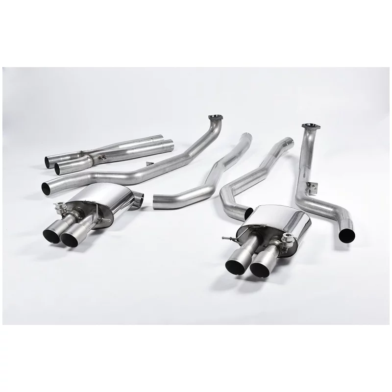 Image of Cat-Back Milltek 3" Quad 90mm GT90 für BMW 5 (F10) M5 560ps