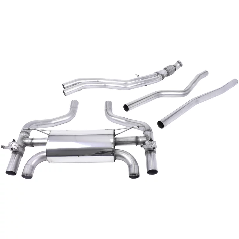 Image of Cat-Back Milltek N/A Carbon Jet-90 Trims