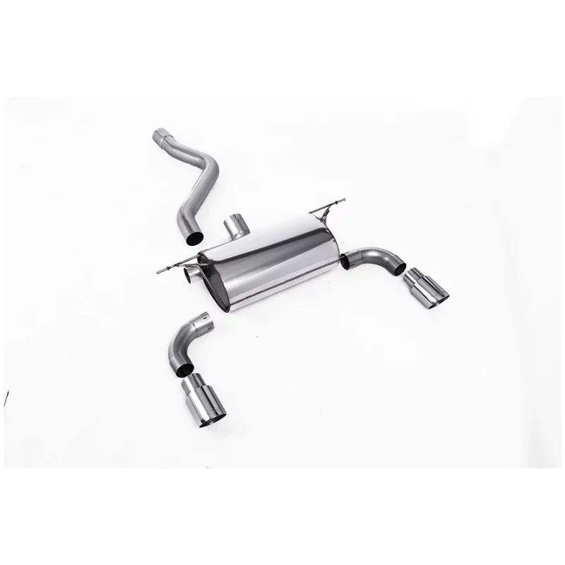 Image of Endschalldämpfer Milltek Twin 90mm GT90 für BMW 1 (F20) M 135 i 326ps