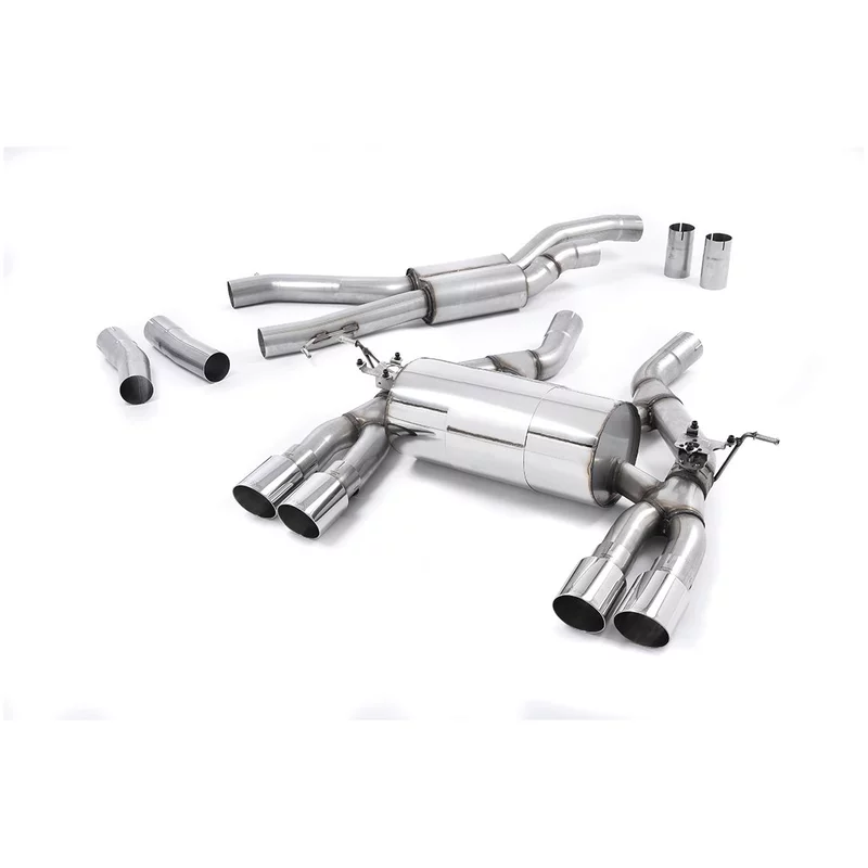 Image of Cat-Back Milltek 2.75" Quad 90mm GT90 für BMW 3 (F30, F80) M3 431 PS