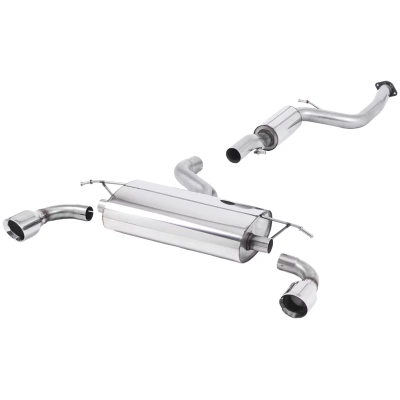 Image of Cat-Back Milltek 2.75" GT-100 Polished