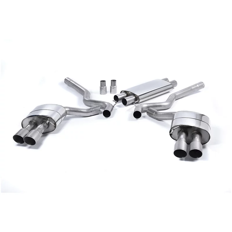 Image of Cat-Back Milltek 2.75" Quad Titanium GT-90