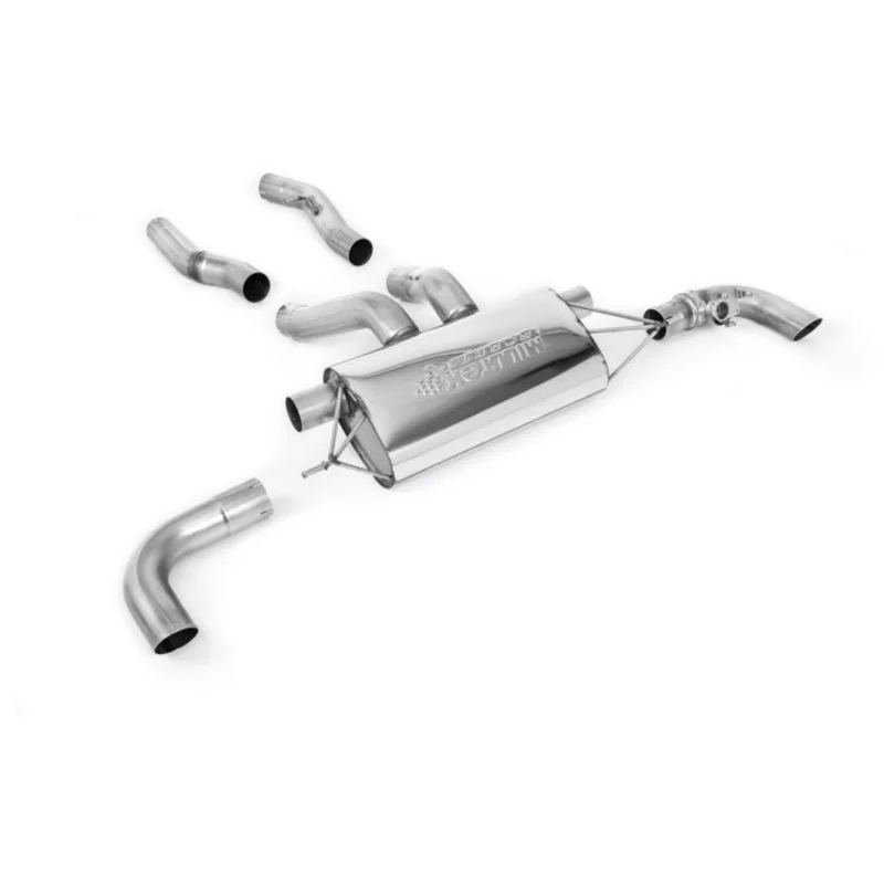 Image of Cat-Back Milltek 2.50" Twin 80mm GT80 für SEAT IBIZA IV SC (6J1, 6P5) 1.4 TSI Cupra 180 PS