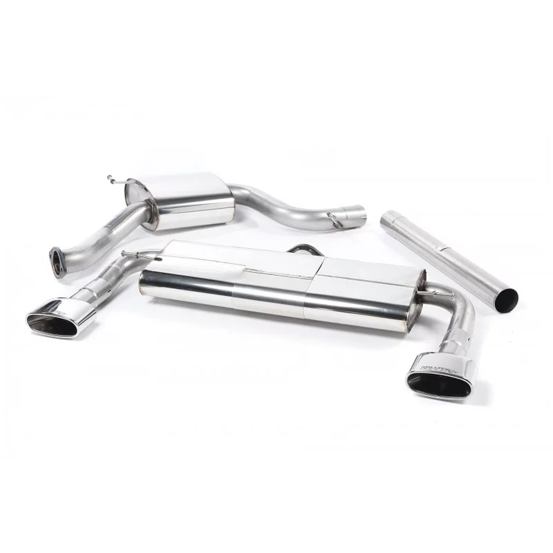 Image of Cat-Back Milltek 3" 152x76mm Oval für SEAT LEON (5F1) 2.0 Cupra 290 PS