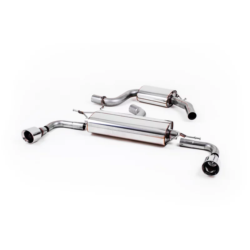 Image of Cat-Back Milltek 2.75" Dual 100mm GT100 für VW GOLF VI (5K1) 2.0 GTi 210 PS