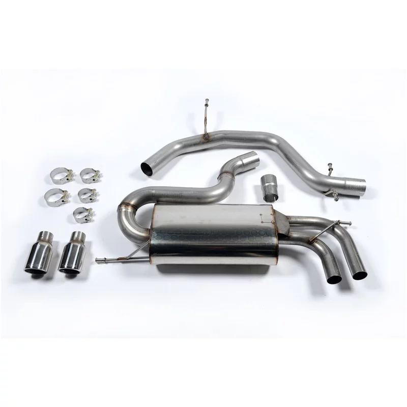 Image of Cat-Back Milltek 69.85 Twin 80mm Jet für AUDI A3 (8P1) 2.0 TFSI 200 PS