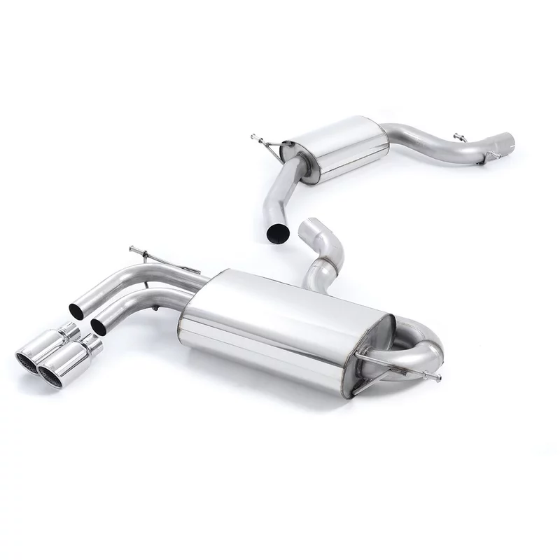 Image of Cat-Back Milltek 2.75" Twin 80mm Jet für VW GOLF V (1K1) 2.0 GTI 200 PS