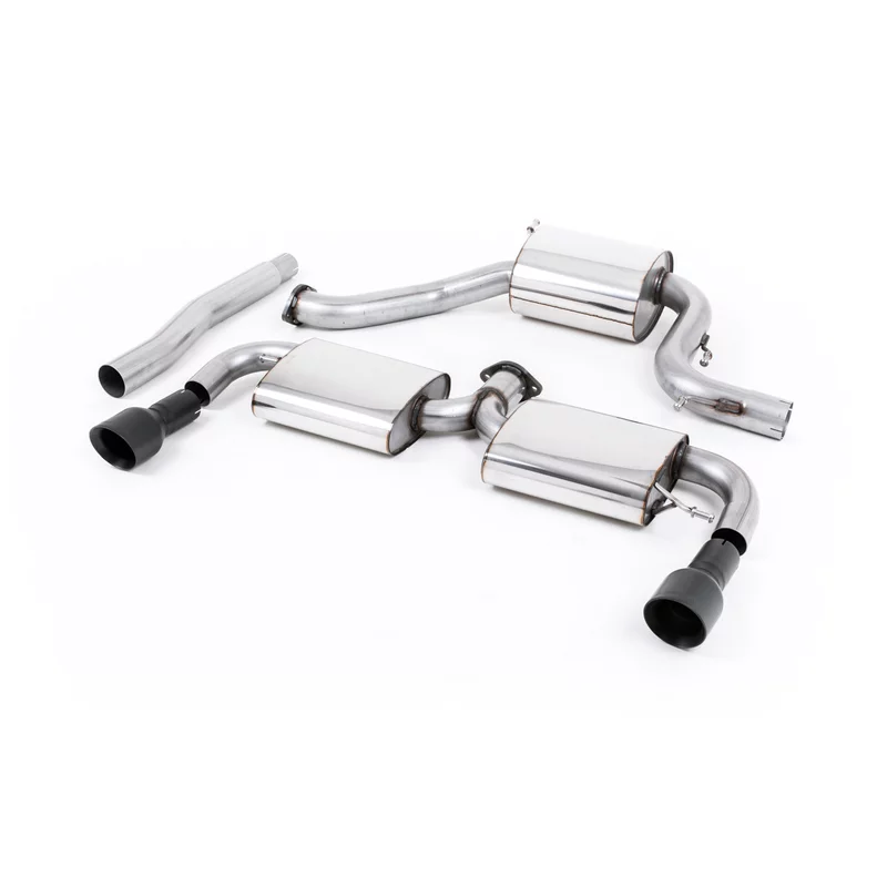 Image of Cat-Back Milltek 3" Dual 100mm GT100B für VW SCIROCCO III (137, 138) 2.0 R 265 PS