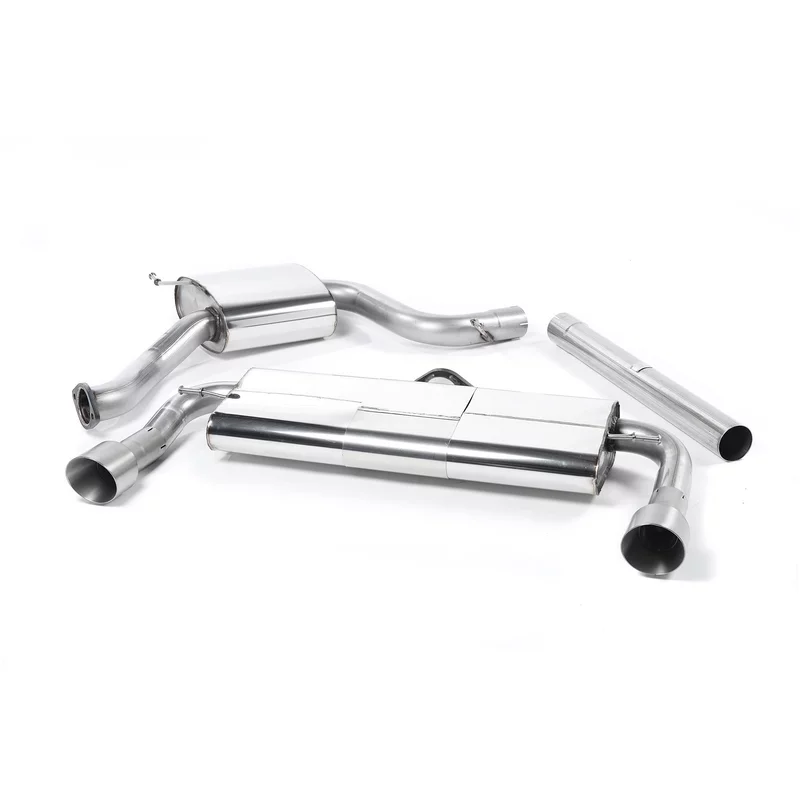 Image of Cat-Back Milltek 3" Dual GT 100 Titanium Tips für ALFA ROMEO 33 (905_) 1.5 4x4 (905.A2) 84 PS