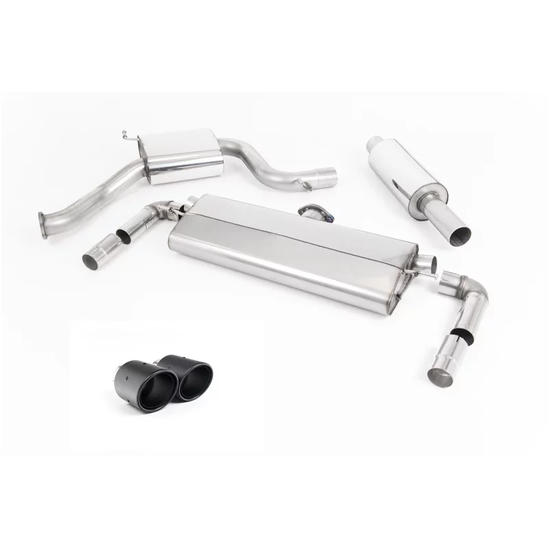 Image of Cat-Back Milltek 3" 102mm Carbon Jet