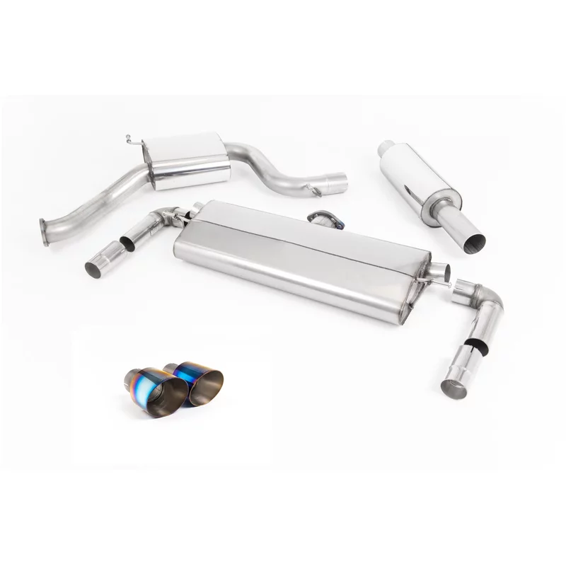 Image of Cat-Back Milltek 3" GT-100 für VW GOLF VII (5G1, BQ1, BE1, BE2) 2.0 GTI 230 PS