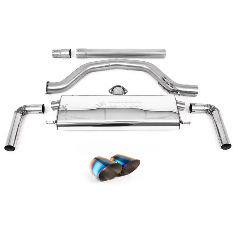 Image of OPF-Back Milltek 3.15" Burnt/Blue Titanium GT-115 für VW GOLF VIII (CD1, DA1) 2.0 GTI 245 PS