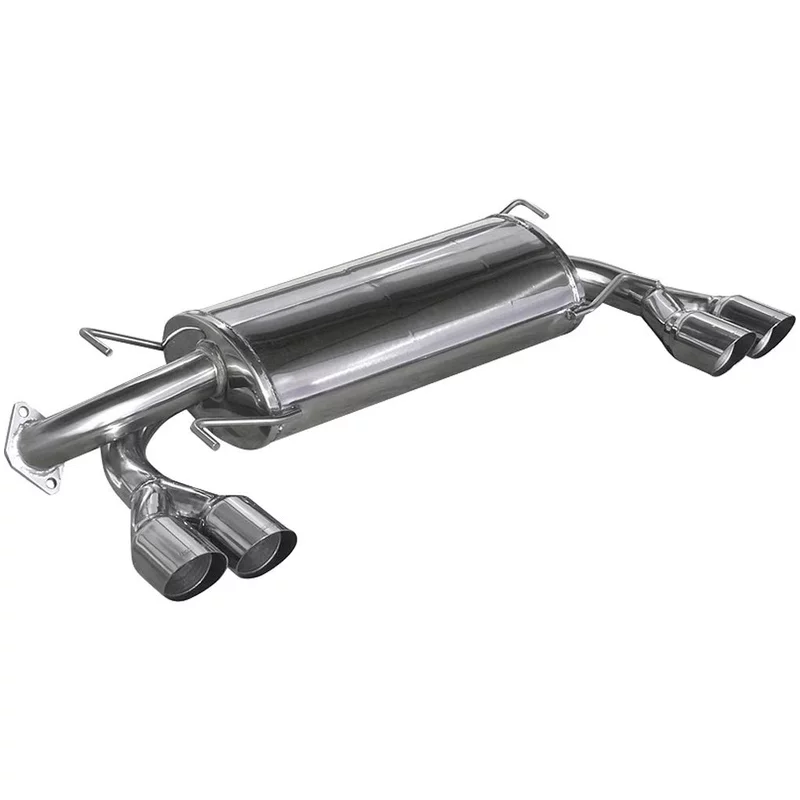 Image of Endschalldämpfer Inoxcar 2x80mm Racing Angled für SUBARU IMPREZA Berline bicorps trois ou cinq portes (GR, GH, G3) 2.5 WRX STi AWD (GRF) 301 PS