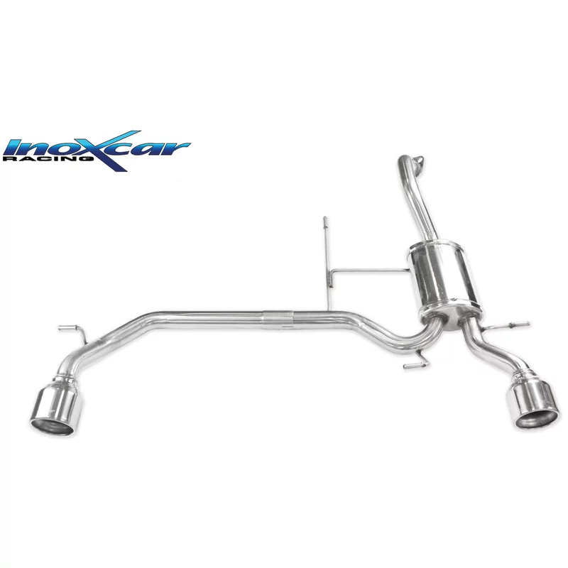 Image of Endschalldämpfer Inoxcar 2x102mm Rolled