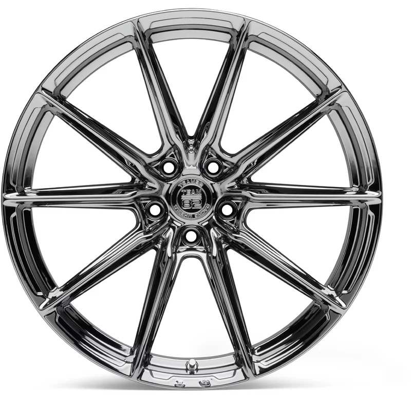 Image of Team82 SI610 9.0x20 5x112 ET40 Black Chrome Felgen