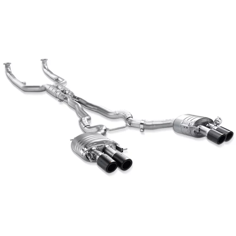 Image of Cat-Back Akrapovic Evolution Line Sportauspuffanlage ohne Endrohre für BMW 6 Décapotable (F12) M6 560 PS