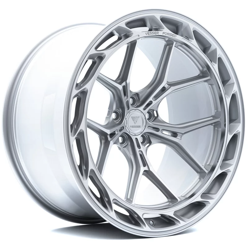 Image of Vesser VSR8 10.5x22 5x112 ET14 Silver Felgen