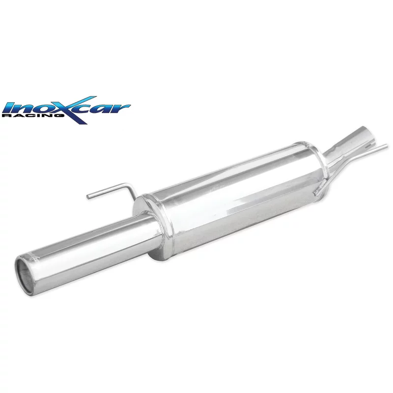 Image of Endschalldämpfer Inoxcar 80mm Rolled für VW GOLF III (1H1) 1.9 TD, GTD 75 PS