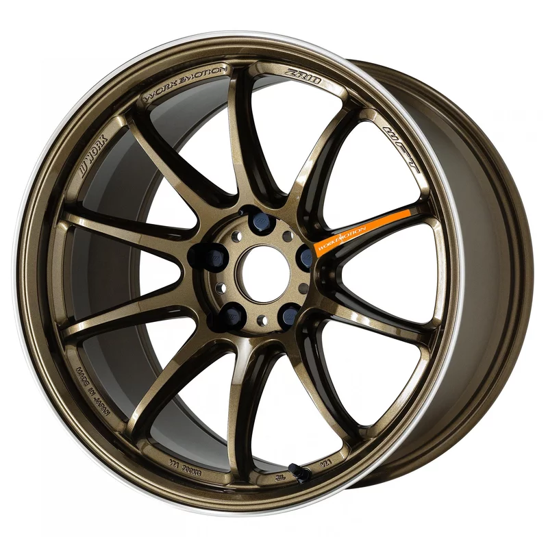 Image of Work Emotion ZR10 8.5x19 5x114.3 ET45 Titanium Diamond Lip Cut Felgen
