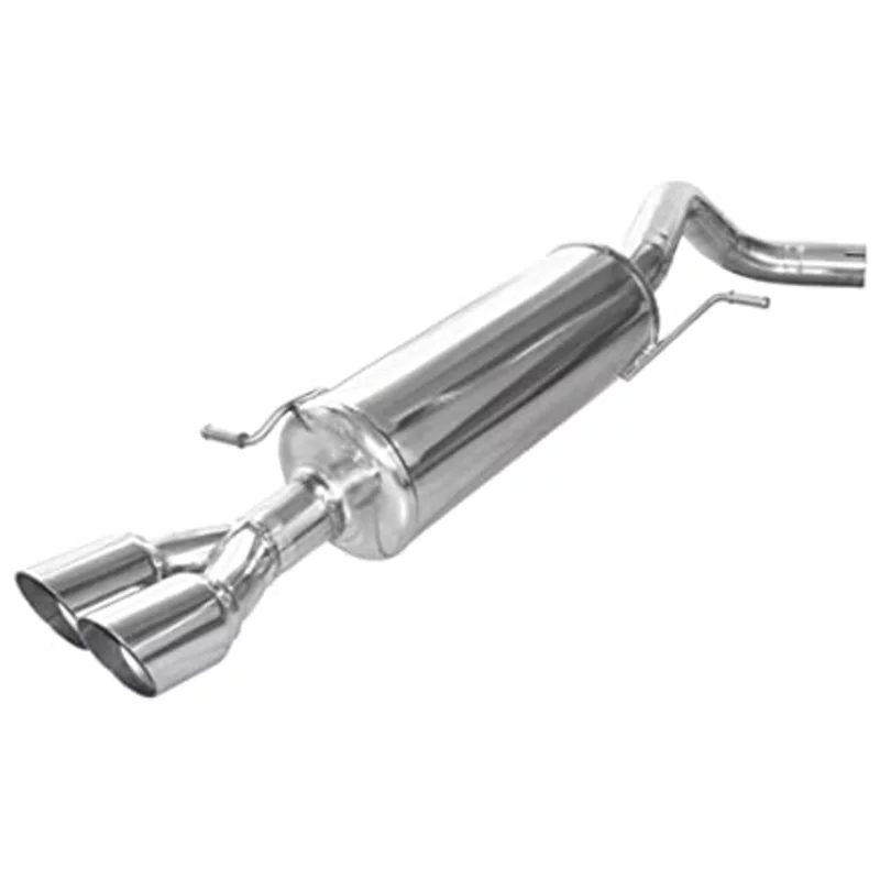 Image of Endschalldämpfer Inoxcar 2x80mm Racing Angled für VW POLO V (6R1, 6C1) 1.8 GTI 192 PS