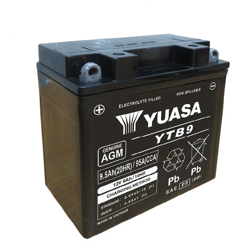 Image of Batterie Yuasa YTB9 12V 9.5Ah