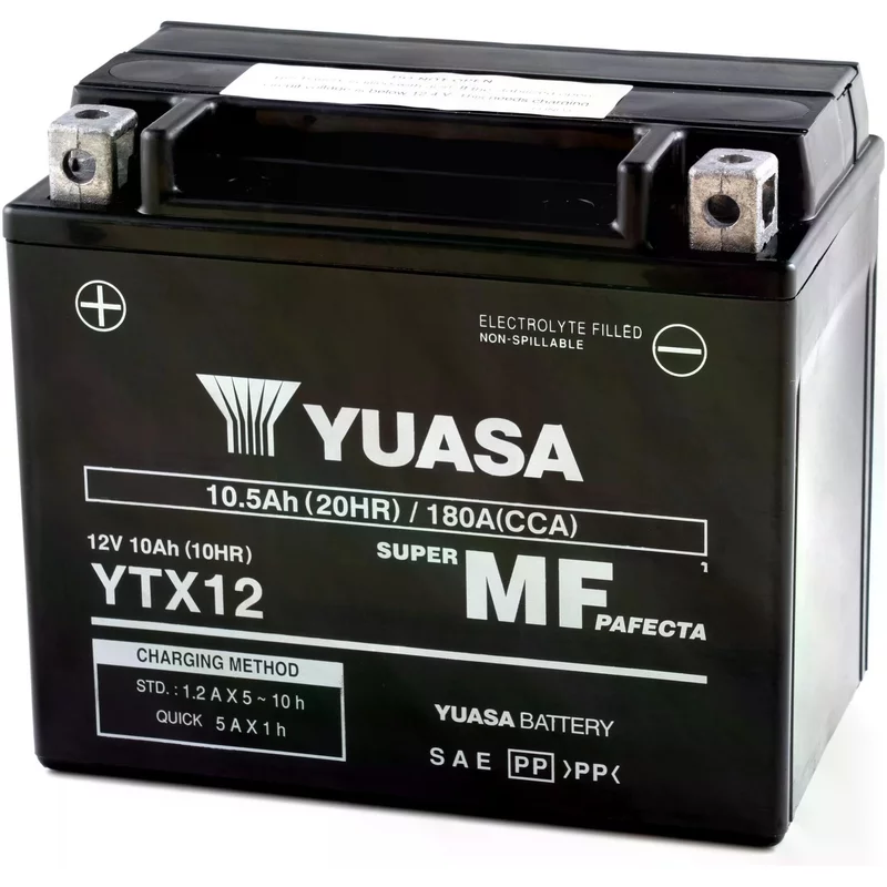 Image of Batterie Yuasa YTX12 12V 10.5Ah
