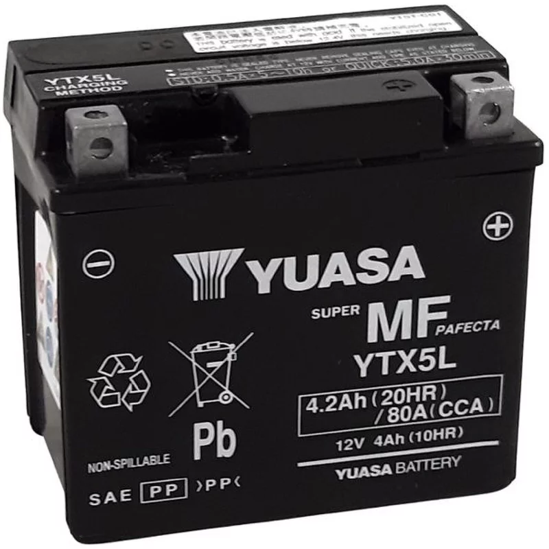 Image of Batterie Yuasa YTX5L 12V 4.2Ah