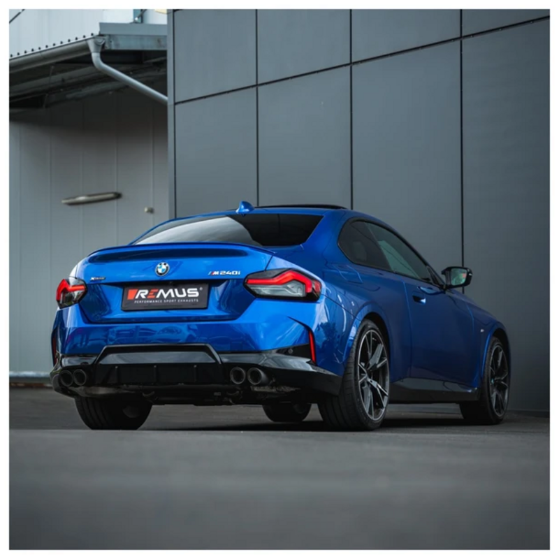 Echappement Final avec système de clapets Remus à Clapets Carbon pour BMW 2 Coupé (G42, G87)  M240 i xDrive 374cv