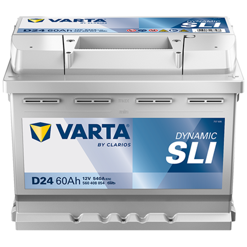 Batterie Voiture Varta D24 Dynamic SLI 12V 60Ah  540A