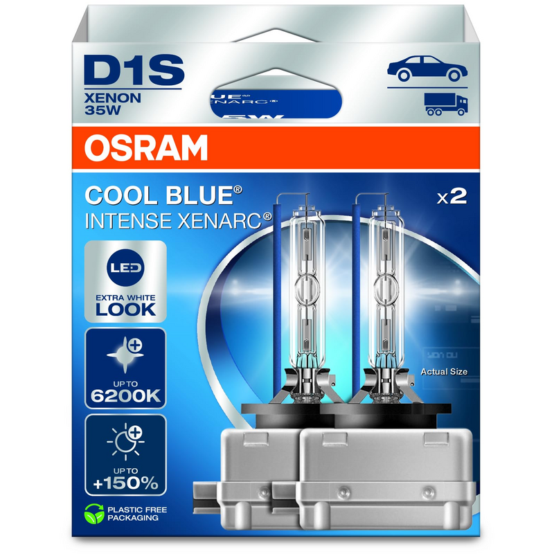 Ampoules Xénon Osram XENARC Cool Blue Intense D1S Duobox  pour BMW X6 (E71, E72)  M 555cv