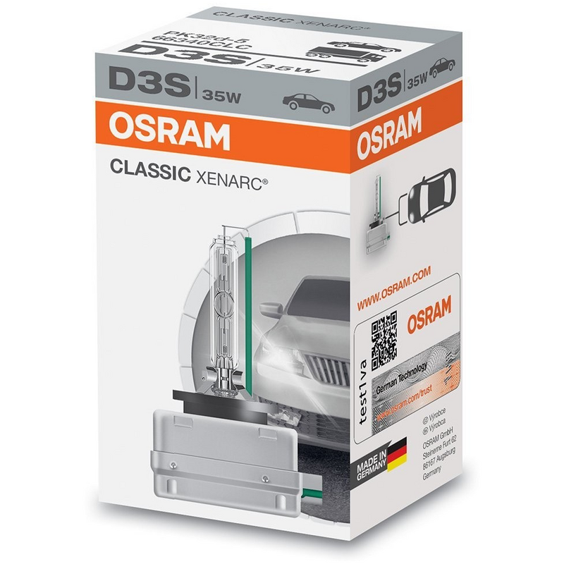Xenon Birne Osram Xenarc D3S Classic  für VW CC B7 (358)  2.0 TDI 4motion 177ps