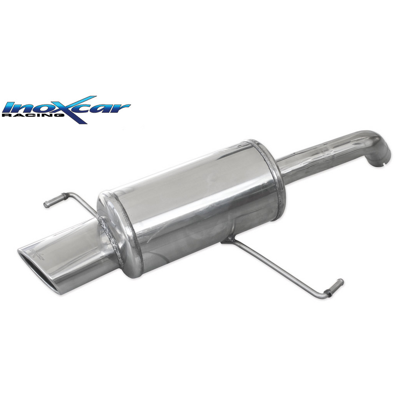 Endschalldämpfer Inoxcar  120x80 Oval für ALFA ROMEO 147 (937_)  1.6 16V T.SPARK ECO (937.AXA1A, 937.BXA1A) 105ps