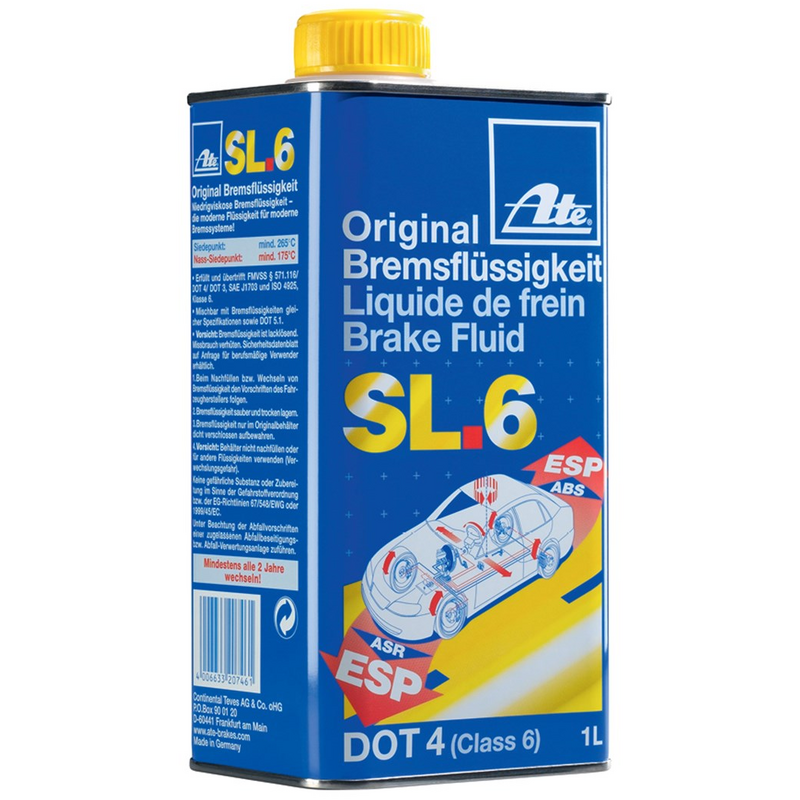  ATE Bremsflüssigkeit DOT 4 SL.6 1L für AUDI A4 B5 Avant (8D5)  S4 quattro 265ps