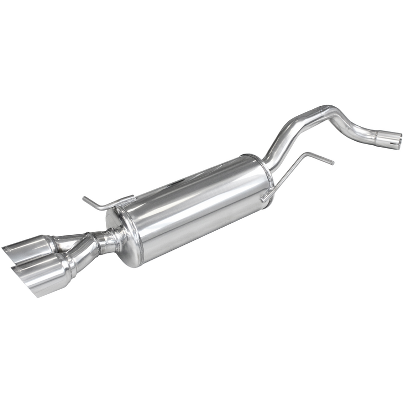 Endschalldämpfer Inoxcar  2x80mm Racing Angled für AUDI A1 (8X1, 8XK)  1.4 TFSI 140ps