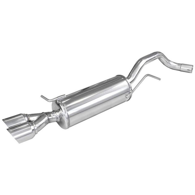Endschalldämpfer Inoxcar  2x80mm Racing Angled für AUDI A1 (8X1, 8XK)  1.4 TFSI 122ps