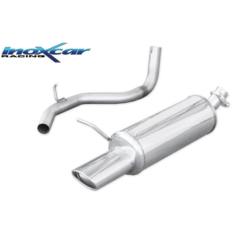 Endschalldämpfer Inoxcar  120x80 Oval für AUDI A3 (8L1)  1.8 125ps