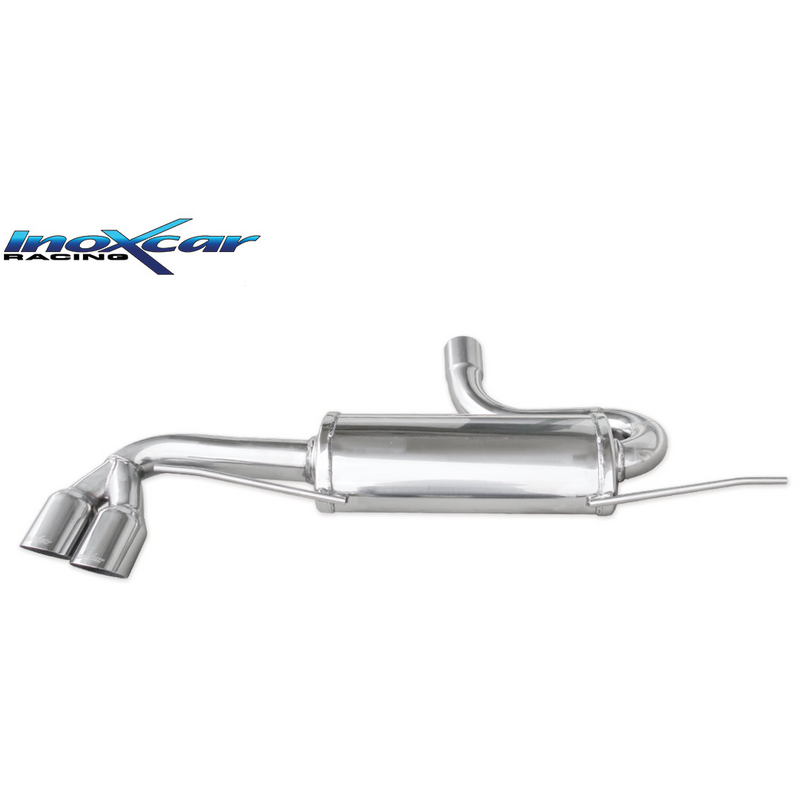 Echappement Final Inoxcar  2x80mm Racing Angled pour AUDI TT (8J3)  2.0 TFSI quattro 200cv