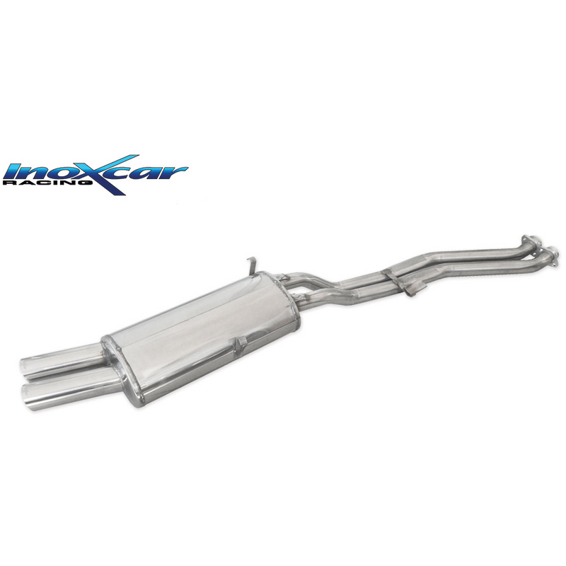 Echappement Final Inoxcar  2x70mm Racing Angled pour BMW 3 Décapotable (E30)  325 i 170cv