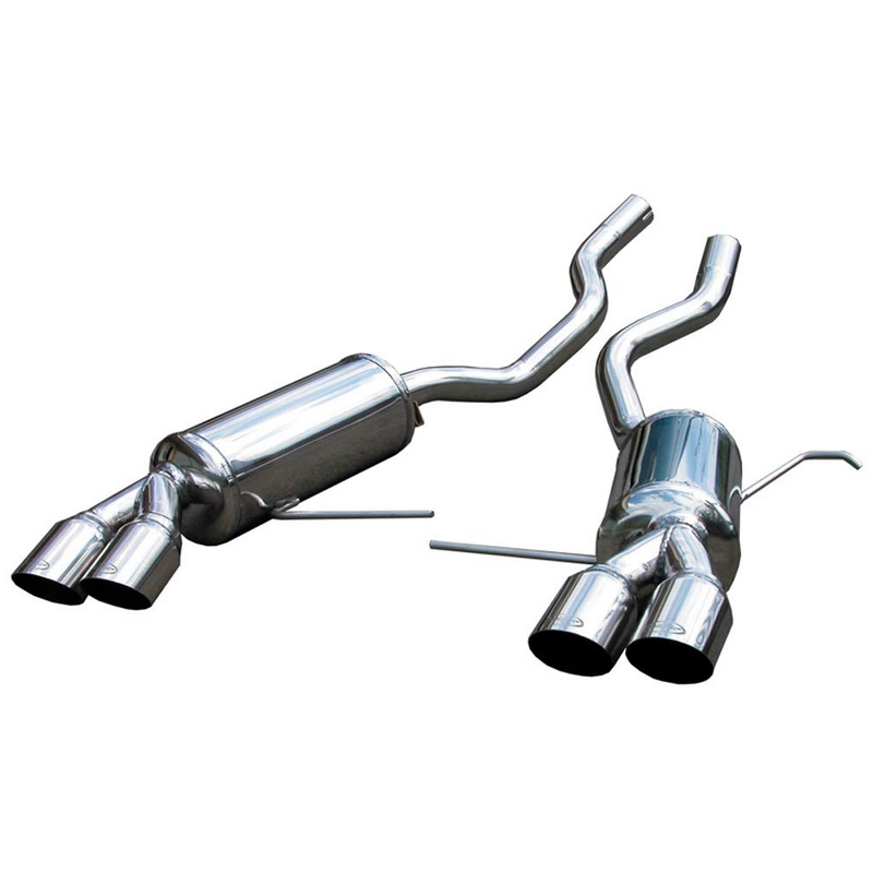 Endschalldämpfer Inoxcar  2x80mm Racing Angled für BMW X5 (E53)  3.0 d 218ps