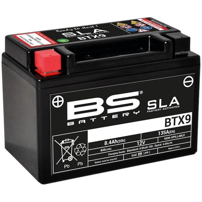 Batterie Moto BS Battery BTX9  12V 8.4Ah  