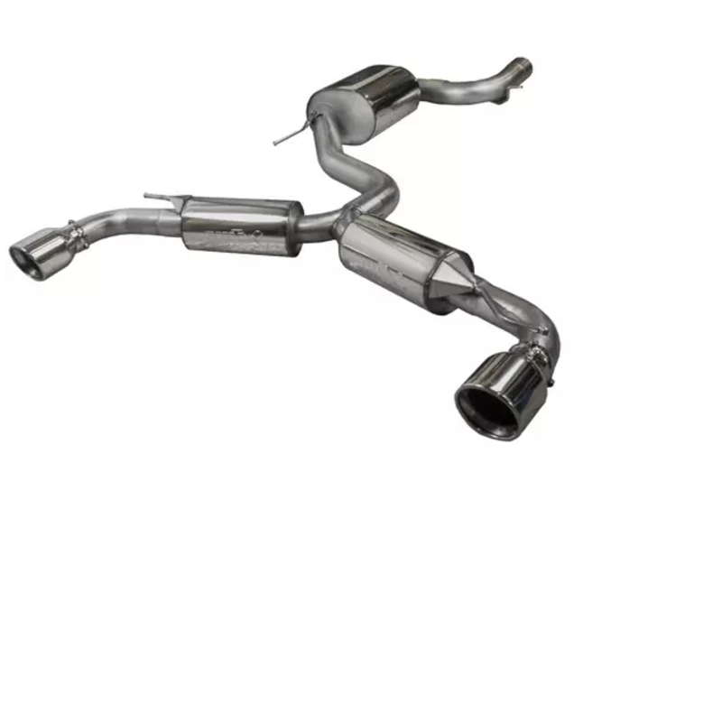 Cat-Back Bull-X  3" 101mm Rolled pour VW GOLF VI (5K1)  2.0 GTi 235cv