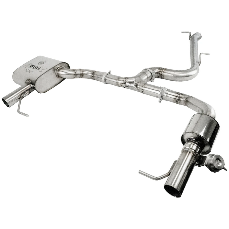 Cat-Back Bull-X Ego-X 3" Oval Chrome für VW GOLF VII Variant (BA5, BV5)  2.0 R 4motion 300ps