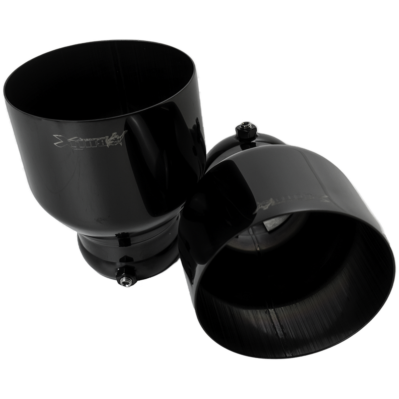 Embouts d'échappement Bull-X  100mm Black pour VW GOLF VI (5K1)  2.0 GTi 210cv