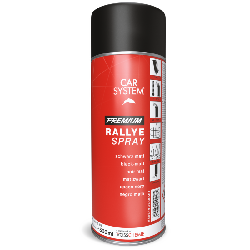  Car System Premium Rallye Spray Matt schwarz 500ml für BMW 3 Coupé (E92)  M3 420ps