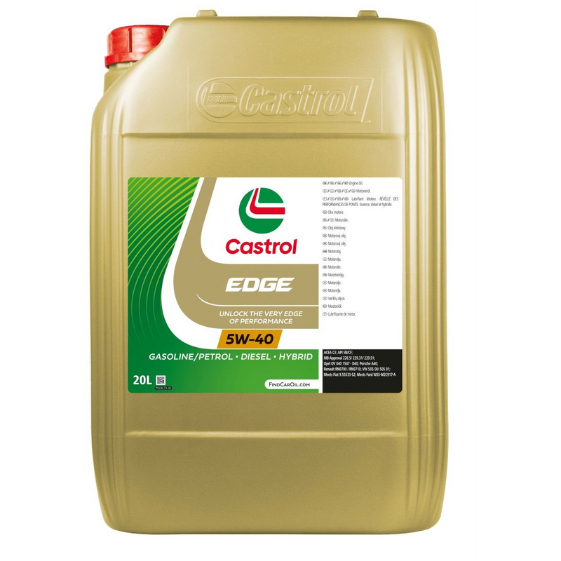 Huile Moteur Castrol Edge 5W40 20L