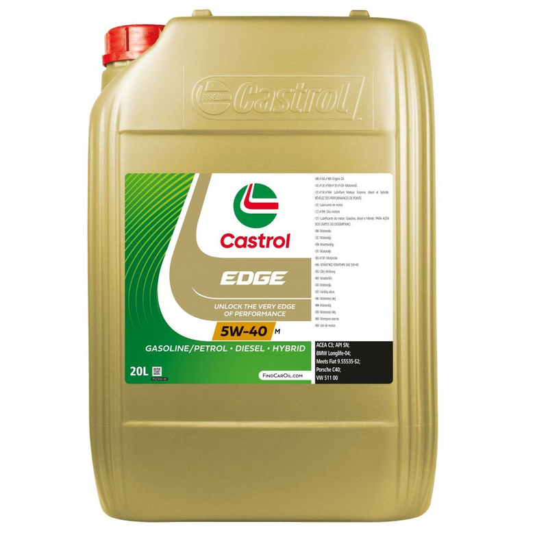 Huile Moteur Castrol Edge 5W40 M 20L