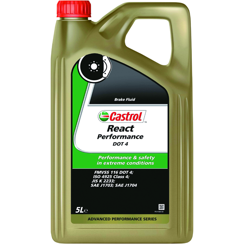Bremsflüssigkeit Castrol React Performance DOT 4 5L für BMW 3 Décapotable (E46)  318 Ci 143ps