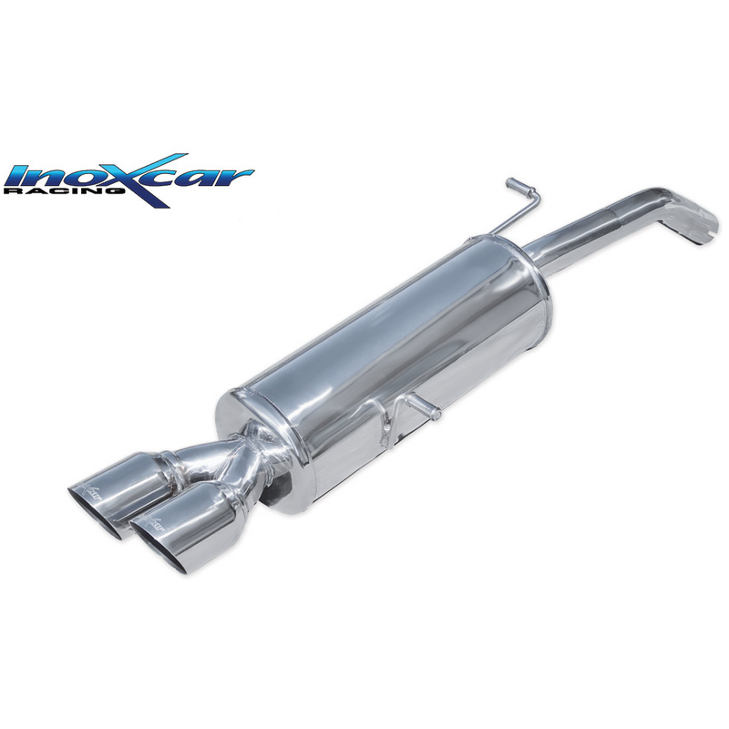 Echappement Final Inoxcar  2x80mm Racing Angled pour CITROËN DS3 (SA_)  1.6 Racing 207cv