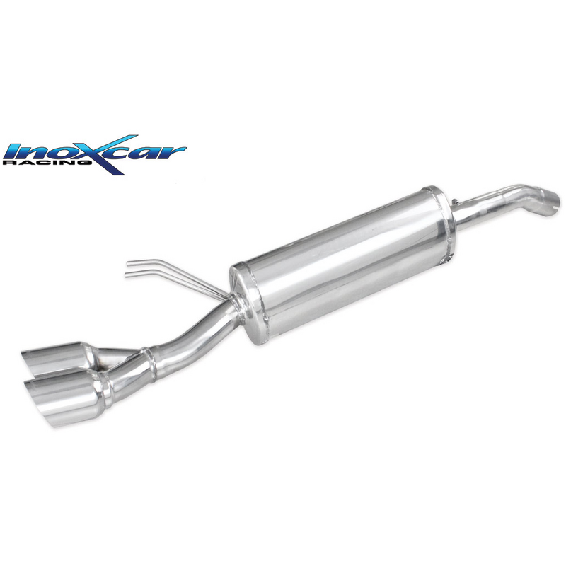 Echappement Final Inoxcar  2x80mm Racing Angled pour FIAT BRAVO II (198_)  1.4 T-Jet (198AXF1B) 150cv