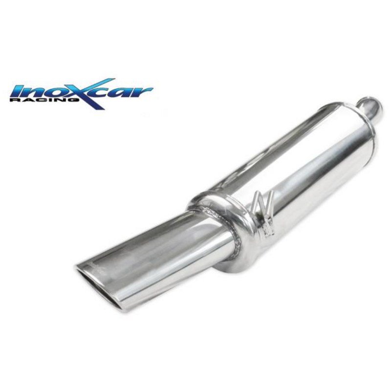 Endschalldämpfer Inoxcar  120x80 Oval für FIAT COUPE (175_)  2.0 16V Turbo 190ps